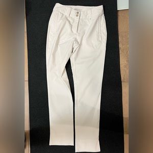 Nike golf dri-fit pants white size 2